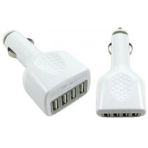 Usb Araç Şarj Adaptörü 4 Port Usb 1,5 A.