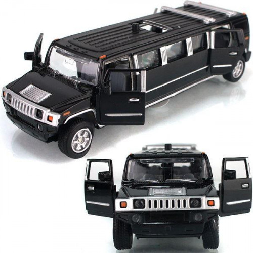 Diecast Hummer Limuzin Model Araba 1/43 Siyah