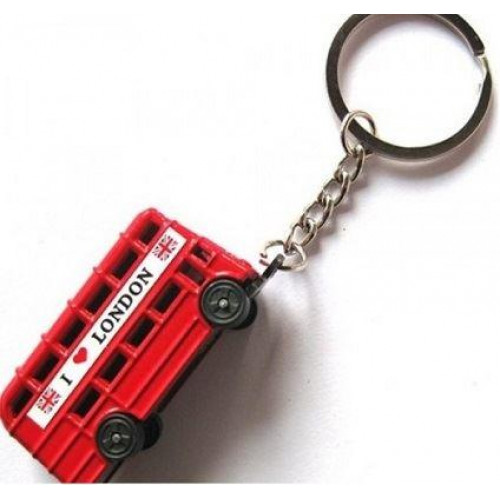 Diecast London Bus Metal Anahtarlık 