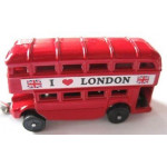 Diecast London Bus Metal Anahtarlık 