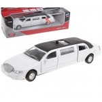 Diecast Lincoln Town Car Limuzin 1/36  Model Araç Beyaz Sesli ve Işıklı 