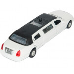 Diecast Lincoln Town Car Limuzin 1/36  Model Araç Beyaz Sesli ve Işıklı 